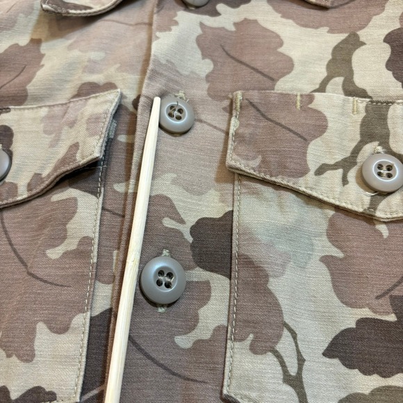 3sixteen Men Small Made USA Camo Button Up Shirt Jacket Classic Workwear Utility - Picture 9 of 16